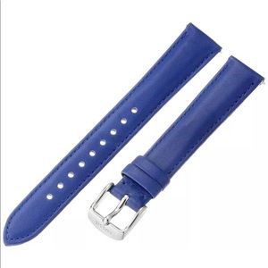 Sapphire blue Fossil 16mm leather band